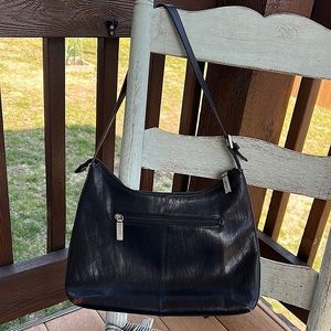 HOBO Black Leather Small Shoulder Bag~please read!